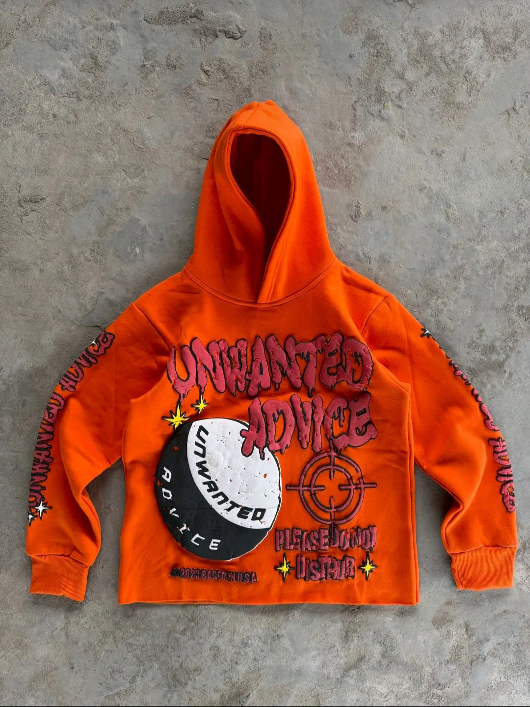 Heavyweight Cropped Hoodie (Orange)