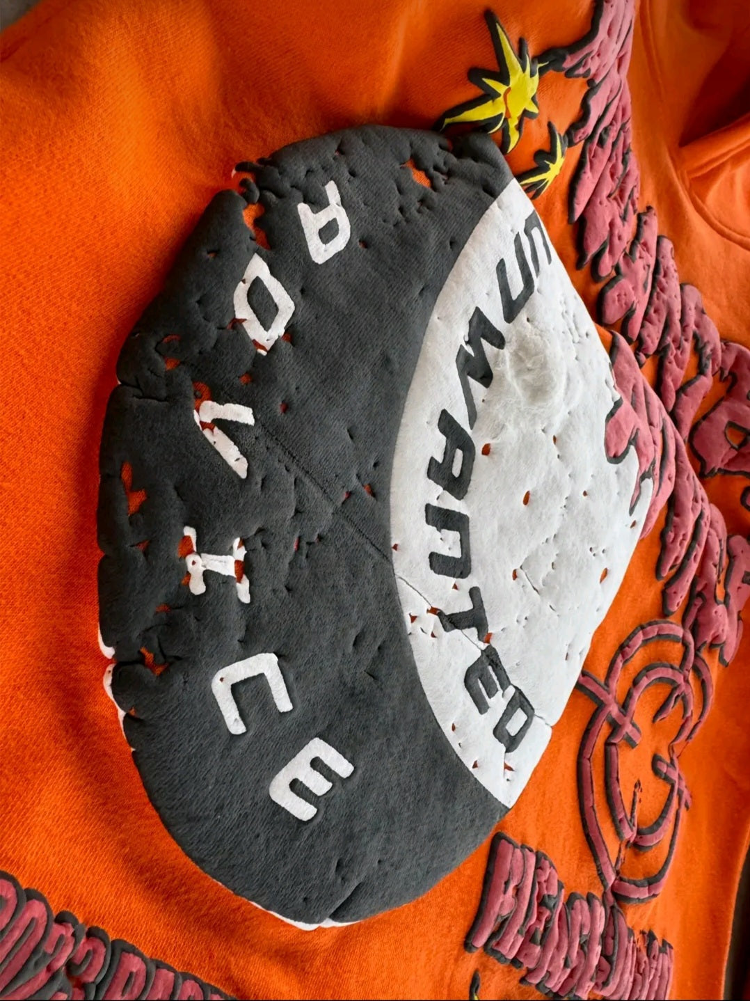 Heavyweight Cropped Hoodie (Orange)