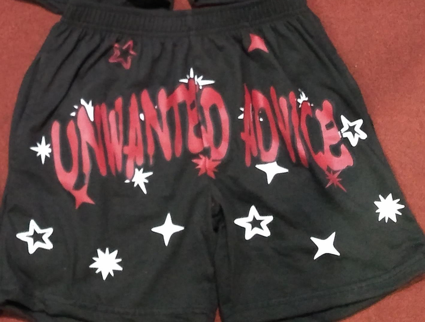 Graphic Short/Shirt Set (Red)