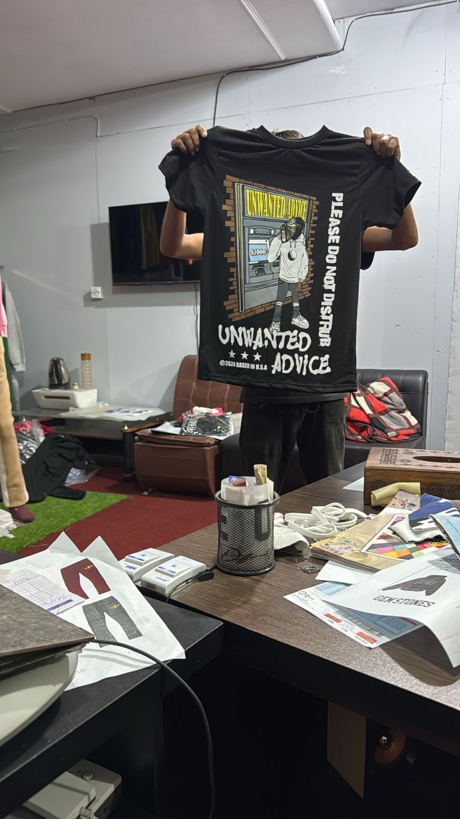 Graphic Tee (White+Black)