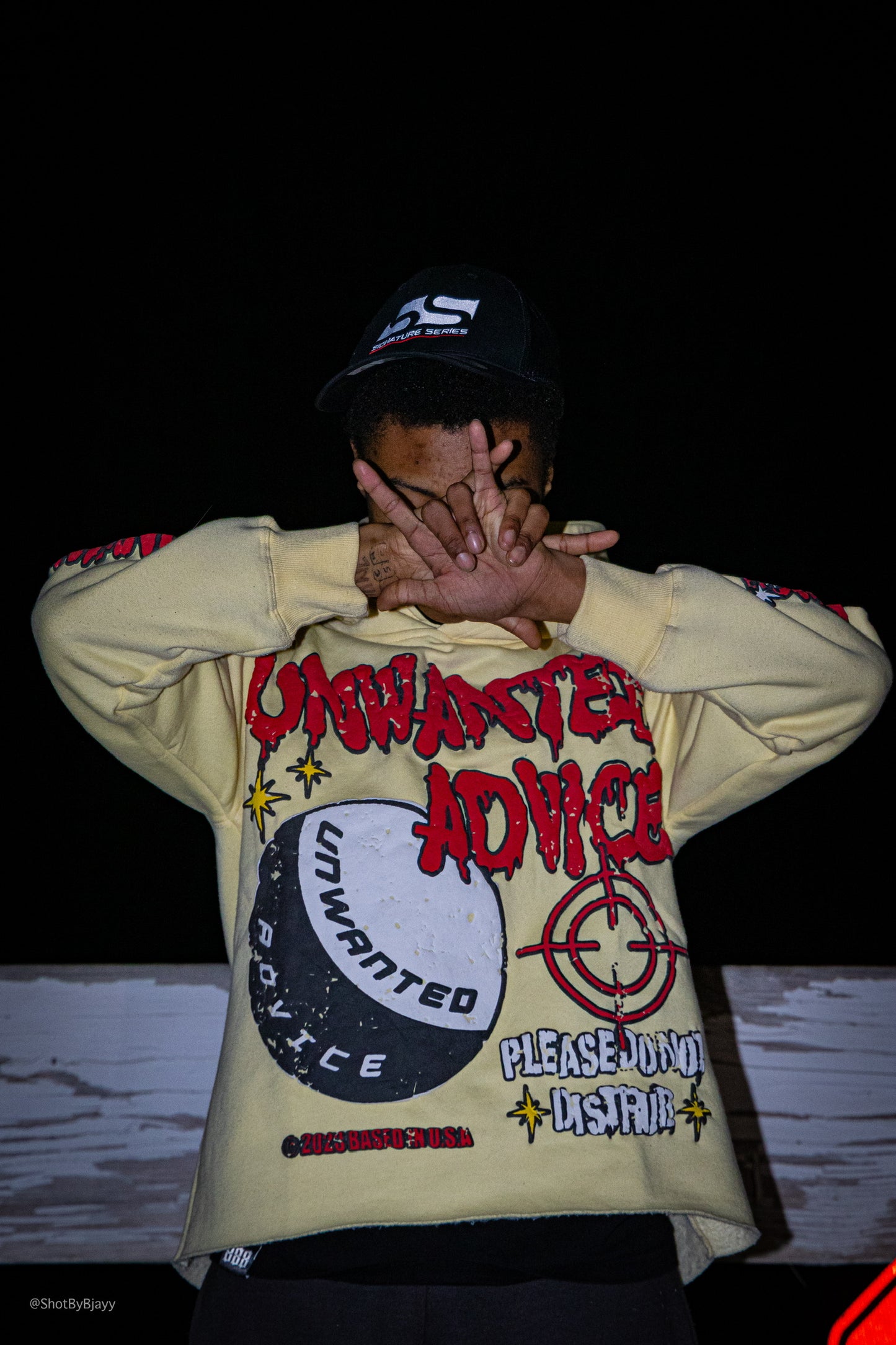 Heavyweight Cropped Hoodie (Cream)