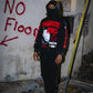 Heavyweight Cropped Hoodie (Black/Red)
