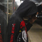Heavyweight Cropped Hoodie (Grey/Red)
