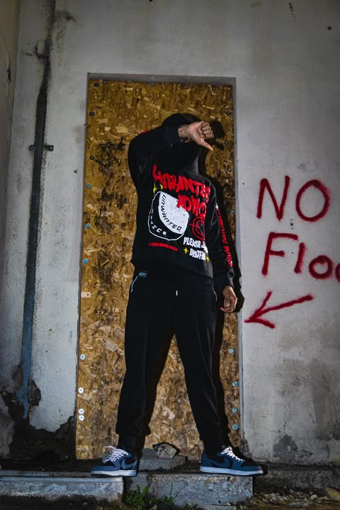 Cropped Hoodie, Flared Sweats Tracksuit
