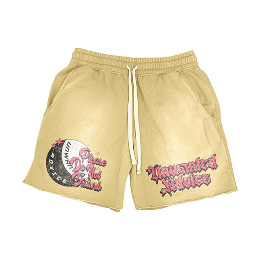 Graphic Shorts (Cream)