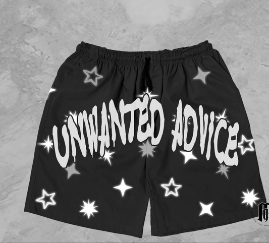 Graphic Shorts (White/Black)