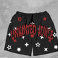 Graphic Shorts (Red+Black)