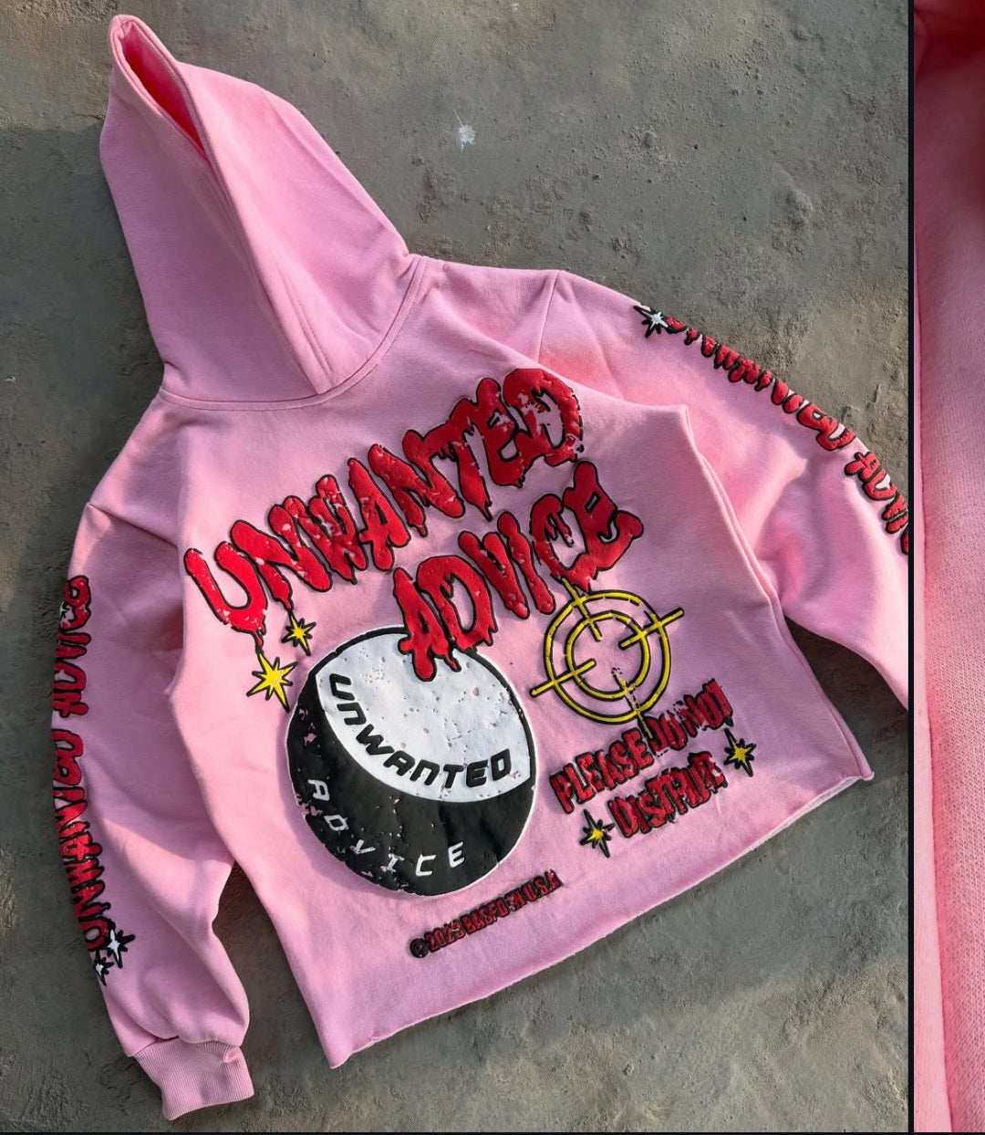 Heavyweight Cropped Hoodie (Pink)