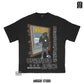 Graphic Short/Shirt Set (Black)