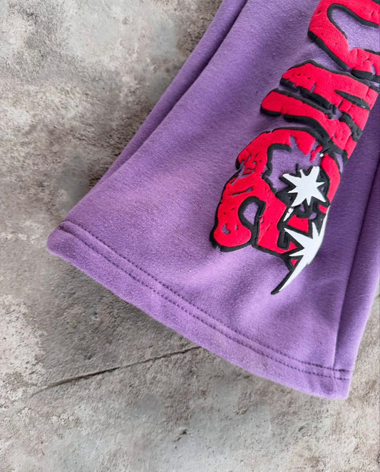 Heavyweight Flared Sweats (Purple)