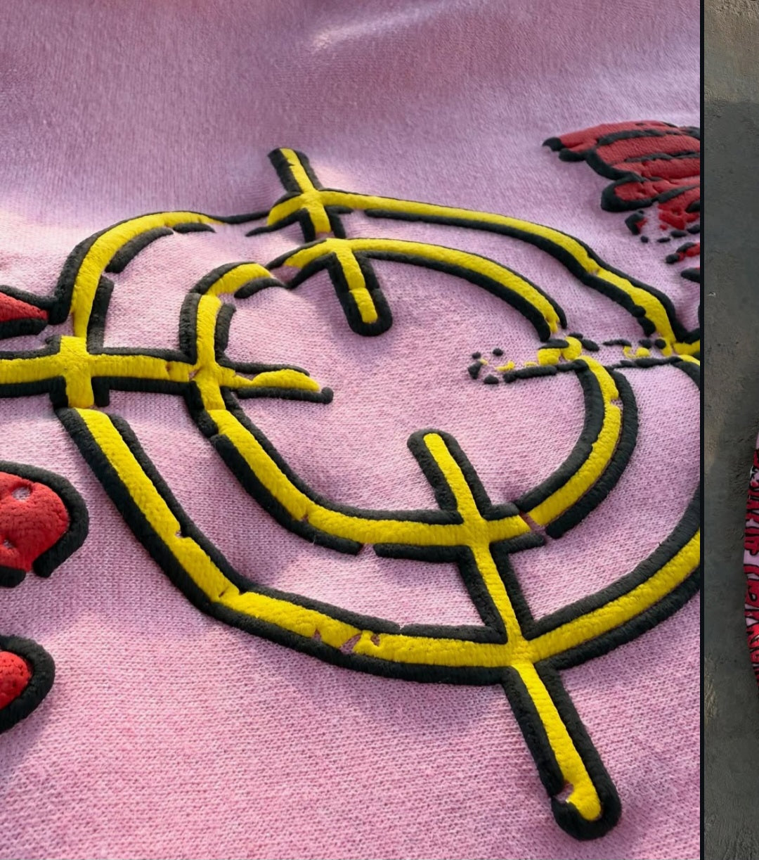 Heavyweight Cropped Hoodie (Pink)